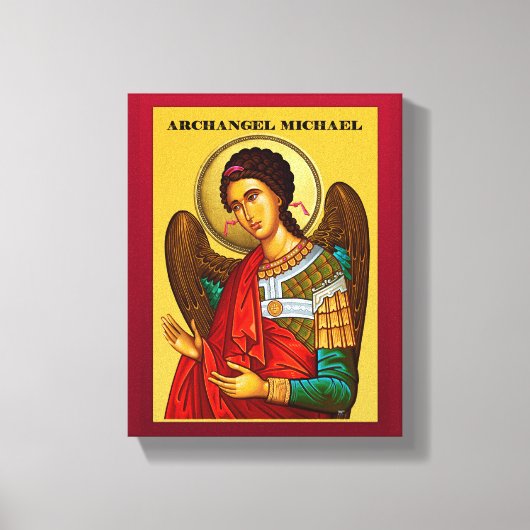 Aartsengel Michaël Canvas Afdruk (Voorkant)