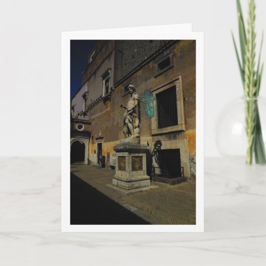 Aartsengel Michaël, Castel Sant'Angelo, Italië Kaart (Voorkant)