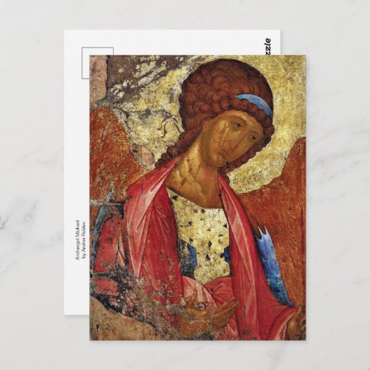 Aartsengel Michael door Andrei Rublev Briefkaart (Voorkant / Achterkant)