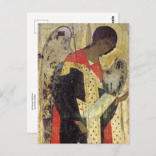 Aartsengel Michael door Andrei Rublev Briefkaart (Voorkant / Achterkant)