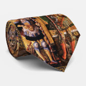 Aartsengel Michaël en Sint-Joris met de draak Stropdas (Opgerold)