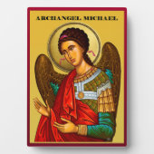Aartsengel Michaël Fotoplaat (voorkant)