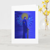 Aartsengel Michael - Goddelijke Bescherming Kaart (Gele Bloem)