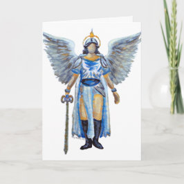 Aartsengel Michael Guardian Angel Protection Sword Kaart