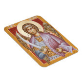 Aartsengel Michael Icon Magnet Magneet (Rechterzijde)