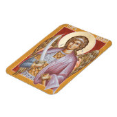 Aartsengel Michael Icon Magnet Magneet (Linkerzijde)