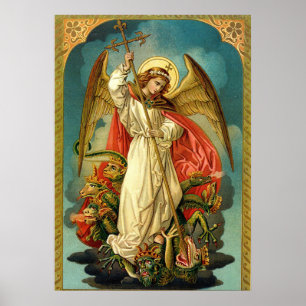 Aartsengel Michael Matte Poster