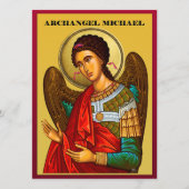Aartsengel Michaël Menu (Voorkant)