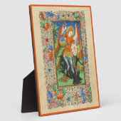 Aartsengel Michael Middeleeuwse kunst Fotoplaat (Zijkant)