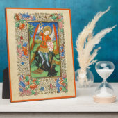 Aartsengel Michael Middeleeuwse kunst Fotoplaat (Zijkant)