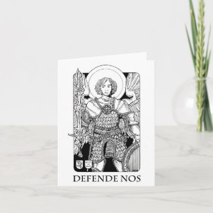 Aartsengel Michael Notecard Kaart