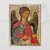 Aartsengel Michael Orthodox Byzantijns icoon Briefkaart (Voorkant)