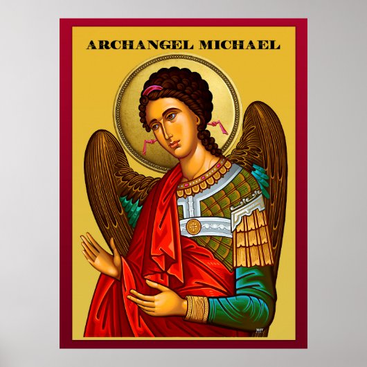 Aartsengel Michaël Poster (Voorkant)