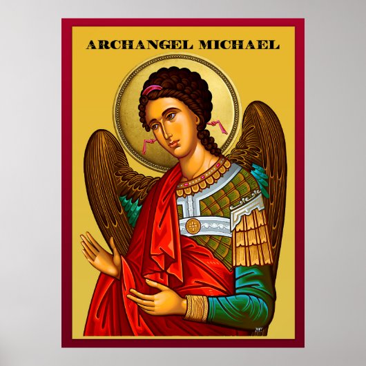 Aartsengel Michaël Poster (Voorkant)