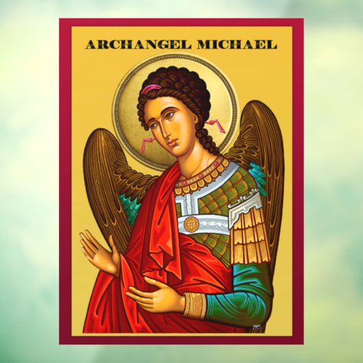 Aartsengel Michaël Raamsticker (Vel 3)