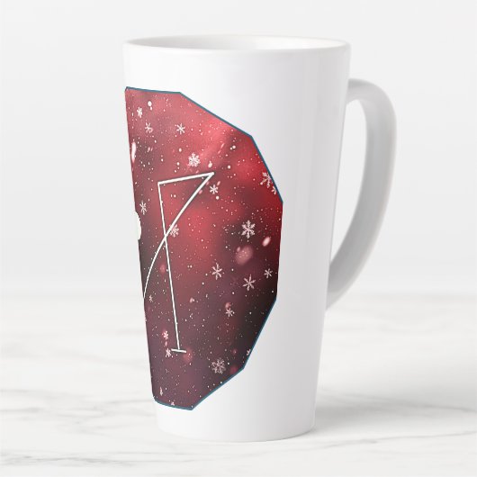 Aartsengel Michael Sigil Digitale kunst Latte Mok (Rechterhoek)