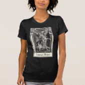 aartsengel michael tarot Kaart gotische kunst T-shirt (Voorkant)