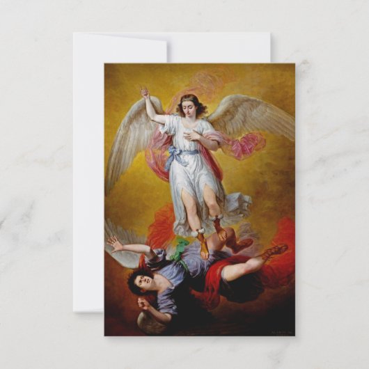 Aartsengel Michaël Triomf van de Heilige God Kaart (Voorkant)