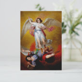 Aartsengel Michaël Triomf van de Heilige God Kaart (Staand voorkant)