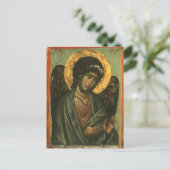 Aartsengel Michaël van Sinaï Orthodox Icoon Briefkaart (Staand voorkant)