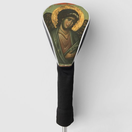 Aartsengel Michaël van Sinaï Orthodox Icoon Golfheadcover (Voorkant)