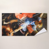 Aartsengel Michaël vertrapt Satan, Guido Reni Badhanddoek (Badhanddoek)