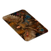 Aartsengel Michael zittend op een troon Magneet (Rechterzijde)