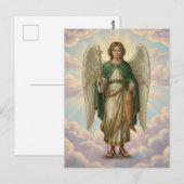 Aartsengel Rafaël Engel Briefkaart (Voorkant / Achterkant)