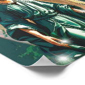 Aartsengel Rafaël Engel van Genezing Muur Kunst Pr Poster (Hoek)