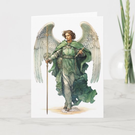 Aartsengel Rafaël genezende engel heilige reizen Kaart (Voorkant)