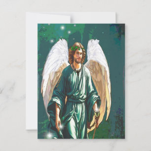 Aartsengel Rafaël Genezer Angel Healing Art Note Briefkaart
