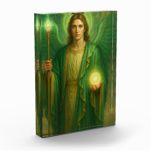 Aartsengel Rafaël – Goddelijke Genezer van Licht Fotoblokken (Links)
