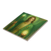 Aartsengel Rafaël – Goddelijke Genezer van Licht Tegeltje (Zijkant)