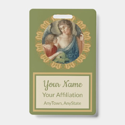 Aartsengel Rafaël (M 012) Badge (Voorzijde)