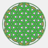 Aartsengel Raphael2 Ronde Sticker (Voorkant)