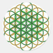 Aartsengel Raphael3 Ronde Sticker (Voorkant)