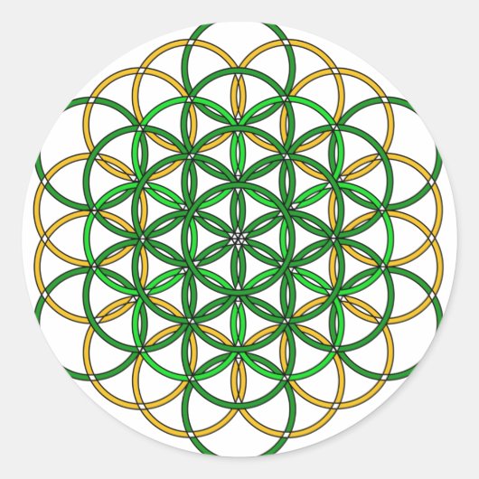 Aartsengel Raphael3 Ronde Sticker (Voorkant)