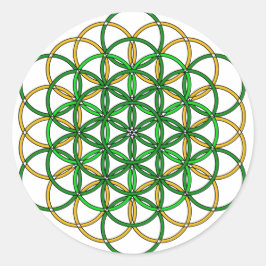 Aartsengel Raphael3 Ronde Sticker