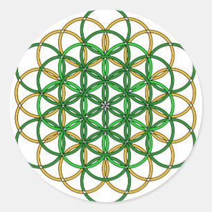 Aartsengel Raphael3 Ronde Sticker