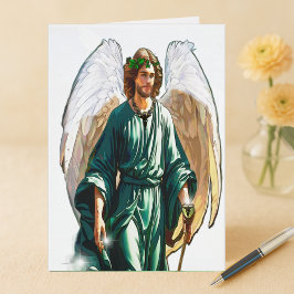Aartsengel Raphael Angel Saint Healing Art Kaart