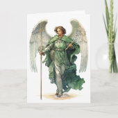 Aartsengel Raphael genezing Engel Saint Reizen Kaart (Voorkant)