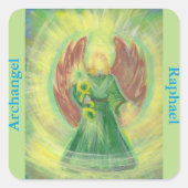 Aartsengel Raphael Healing Light Sticker (Voorkant)