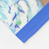 ​Aartsengel Raphael Surf Art Custom Fleece Deken (Hoek)