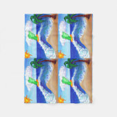 ​Aartsengel Raphael Surf Art Custom Fleece Deken (Voorkant)