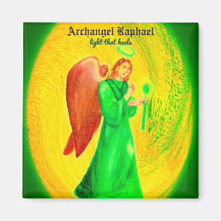 Aartsengel Raphael Vierkante Magneet