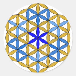 Aartsengel Sandalphon2 Ronde Sticker