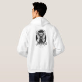 Aartsengel Sint-Michaël – Bewaker van het Licht Go Hoodie (Achterkant volledig)