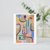 Aartsengel Surreal Abstract Paul Klee Briefkaart (Staand voorkant)