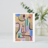 Aartsengel Surreal Abstract Paul Klee Briefkaart (Staand voorkant)