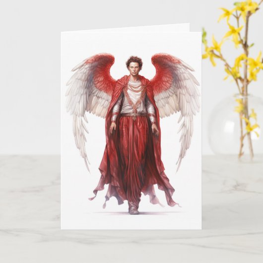 Aartsengel Uriel Engel Wijsheid Kunst Wetenschap Kaart (Gele Bloem)